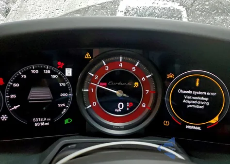 2023 Porsche 911 Turbo z USA, uszkodzony, nr VIN WP0AD2A90PS257966